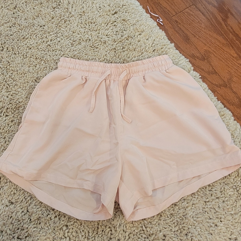 Girls Pink Casual Shorts